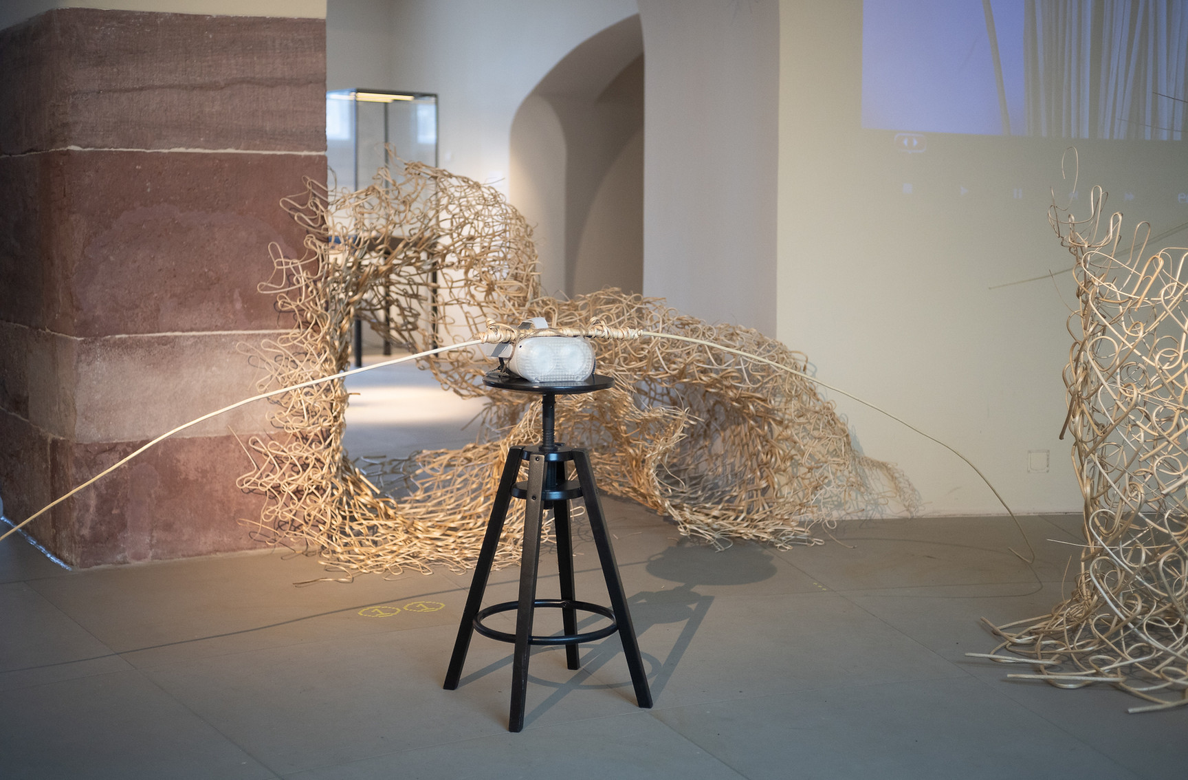 Antenna installation view