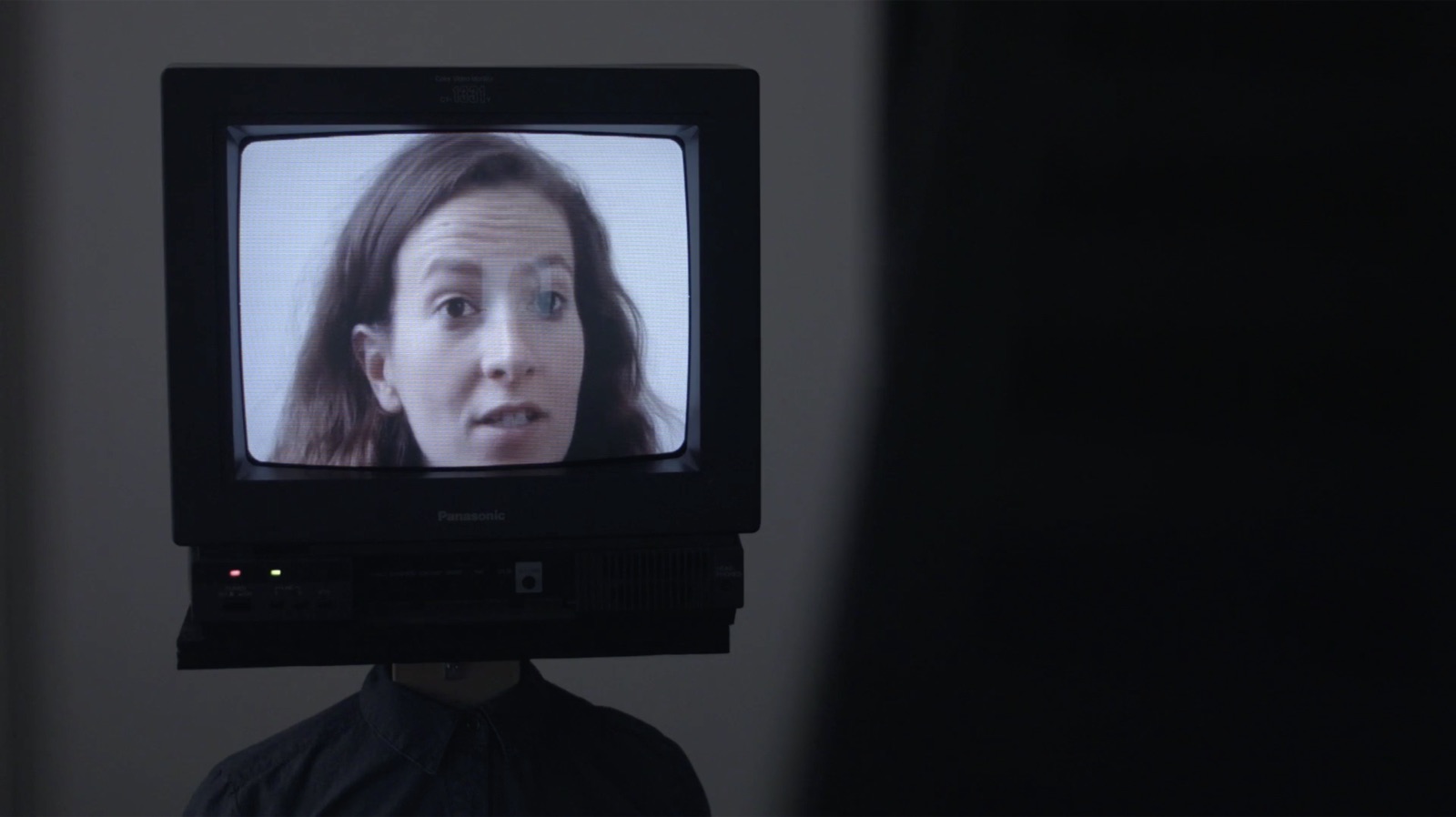 Live Interview installation view - single monitor